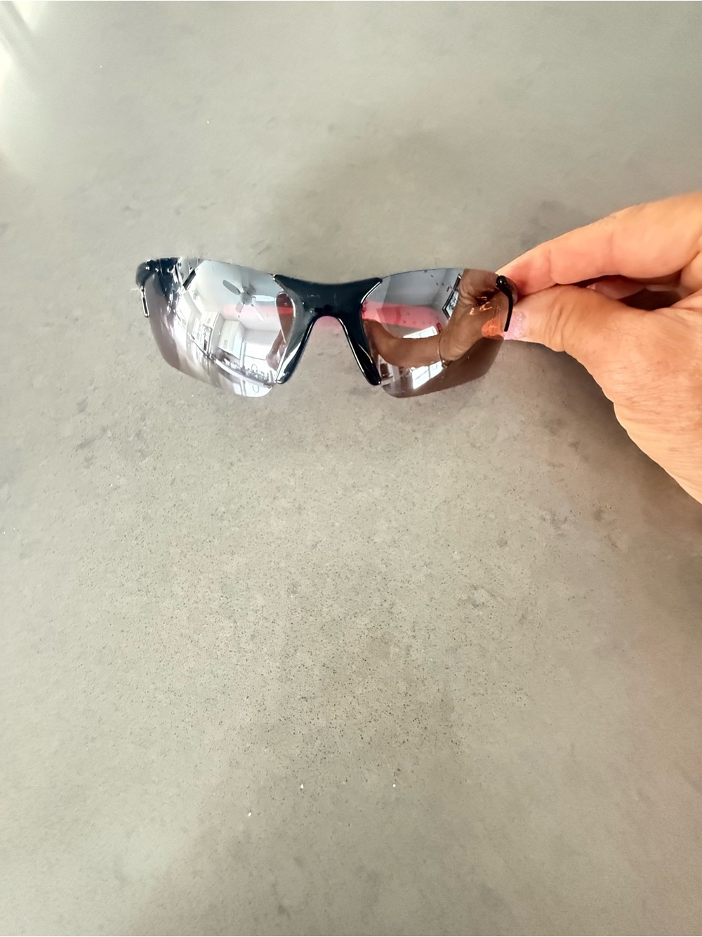 Maxx New York Hot Pink and Black Frame Gray Smoky Gradient Lens Sunglasses